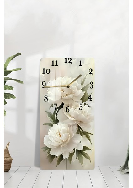 Temperli Cam Tablo Saat – Şık Tasarım & Kusursuz Detaylar 30X60 Uv Baskı – CUSD047 modelleri