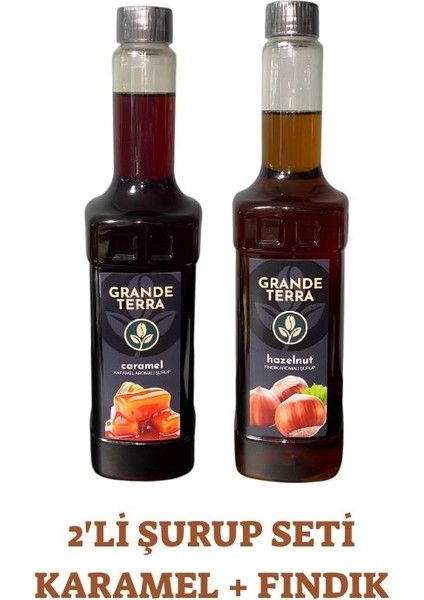 Karamel + Fındık Şurubu (2 x 750 ml )