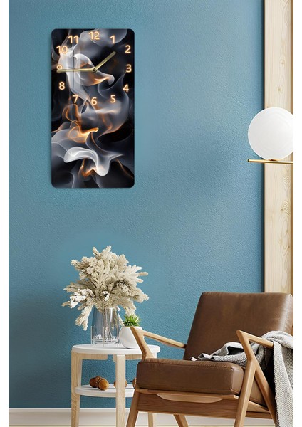 Temperli Cam Tablo Saat – 30X60 cm Ebatında Uv Baskı – CUSD011 fırsatları