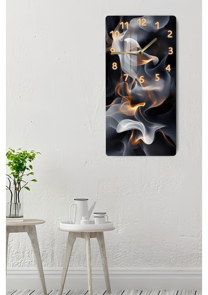 Temperli Cam Tablo Saat – 30X60 cm Ebatında Uv Baskı – CUSD011 indirimleri