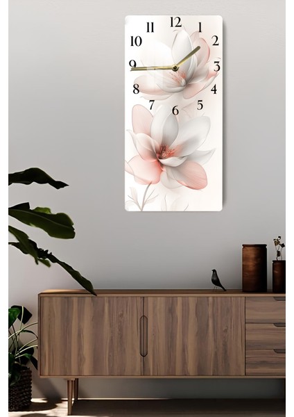 Şıklığıyla Evinize Estetik Katacak Temperli Cam Tablo Saat! 30X60 Uv Baskı – CUSD049 fiyatları