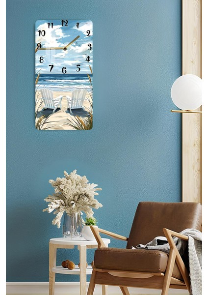 Temperli Cam Tablo Saat – 30X60 cm Uv Baskı – CUSD012 fırsatları