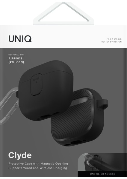 Airpods Pro 4 (4.nesil) Kılıf Clyde Manyetik Kapak Dayanıklı Tasarım Kablosuz Şarj Desteği Çift Renk indirimleri