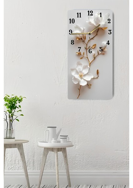 Uv Baskı Mdf Tablo Saat – 30X60 cm Dekoratif Duvar Saati– USD241 indirimleri
