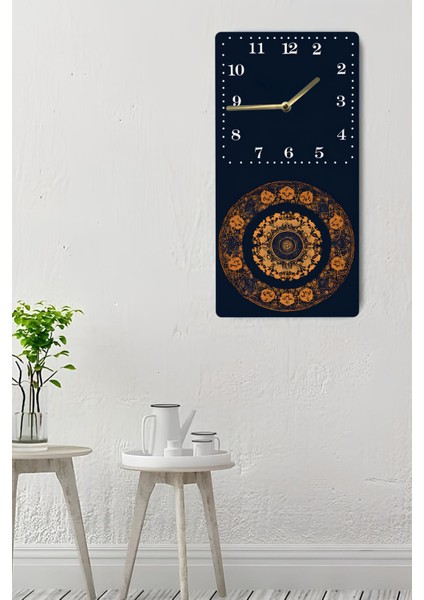 Uv Baskı Mdf Tablo Saat – 30X60 cm | Dekoratif Mandala Desenli– USD230 indirimleri