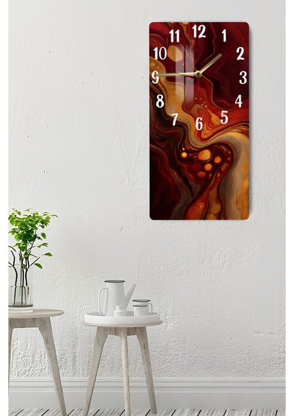 Temperli Cam Tablo Saat – 30X60 cm Uv Baskı– CUSD046 indirimleri