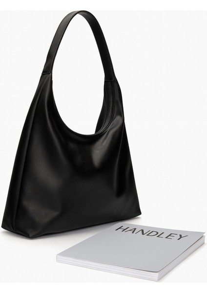 Elegant Shopper Suni Deri Omuz Çantası