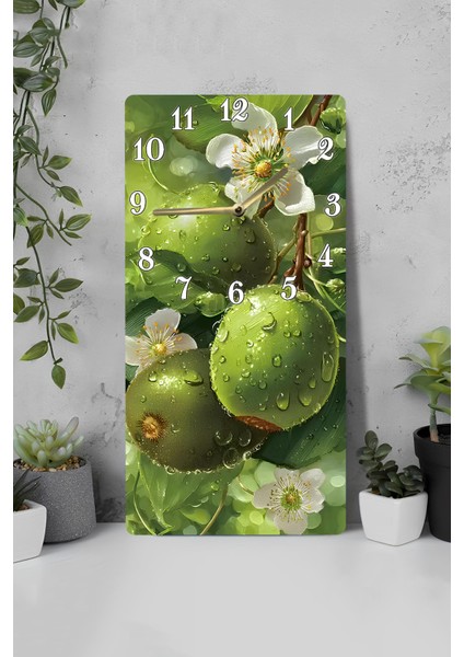 Mdf Tablo Saat - Uv Baskı 30X60 cm Ebatında - Doğanın Canlılığını Duvarlarınıza Taşıyın!– USD229