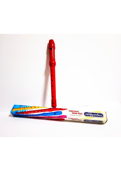 Blok Flüt Kırmızı