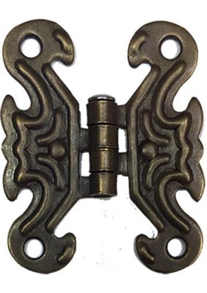 Dekoratif Sac Kelebek Menteşe - Küçük, Antik, 1 Adet