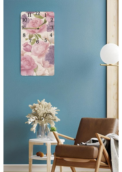 Uv Baskı Mdf Tablo Saat – 30X60 cm Modern Dekoratif Tasarım– USD240 fırsatları