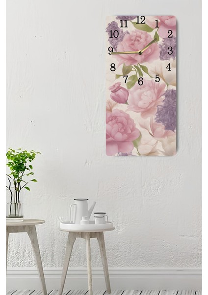 Uv Baskı Mdf Tablo Saat – 30X60 cm Modern Dekoratif Tasarım– USD240 indirimleri