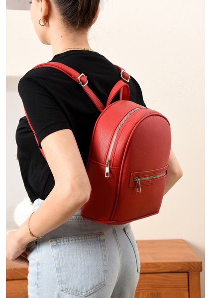 Kadın Lüks Ayarlanabilr Sade Şık Askılı Modern Sırt Çantası fiyatları