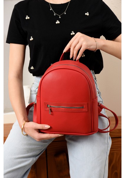 Kadın Lüks Ayarlanabilr Sade Şık Askılı Modern Sırt Çantası modelleri