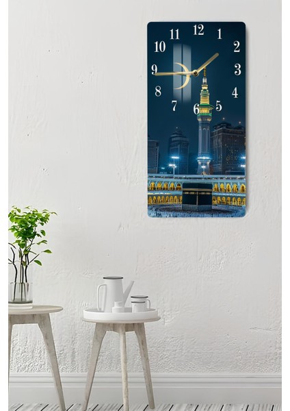 Temperli Cam Tablo Saat – 30X60 cm Uv Baskı – CUSD029 indirimleri