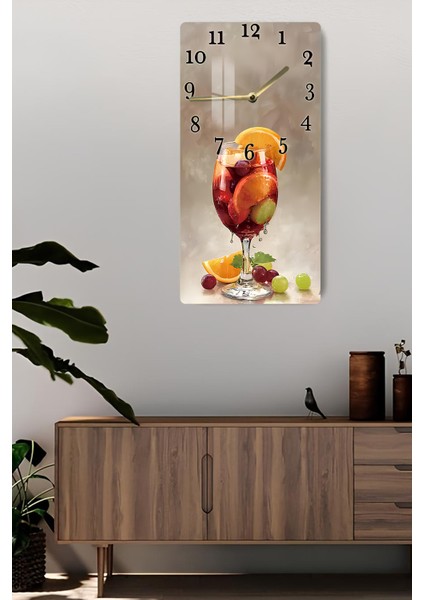Meyve Kokulu Ferahlık – Temperli Cam Tablo Saat 30X60 cm | Hd Uv Baskı– CUSD174 fiyatları