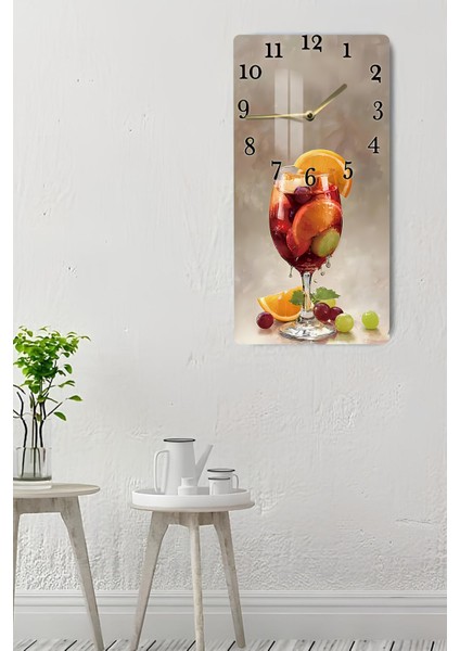 Meyve Kokulu Ferahlık – Temperli Cam Tablo Saat 30X60 cm | Hd Uv Baskı– CUSD174 indirimleri