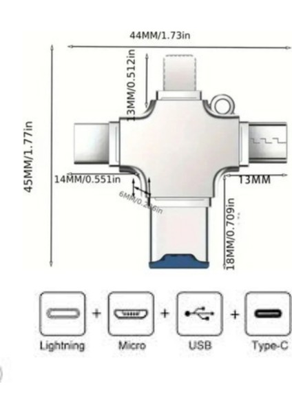 Büro Ev Ofis Cihazları Için Silver T Otg Döüştürür Aparat fırsatları