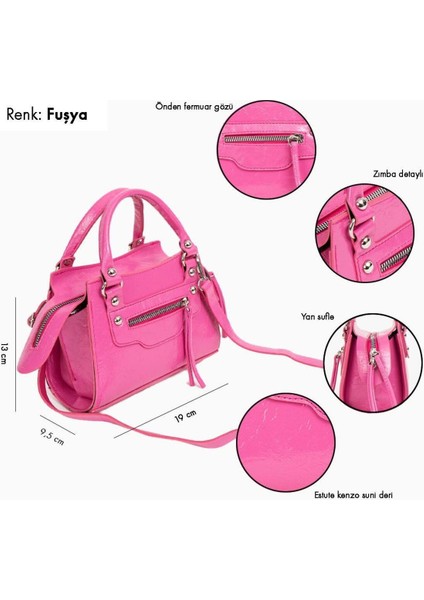 Kadın Mini El ve Omuz Çantası Şık Tasarımlı Çapraz Çanta fırsatları