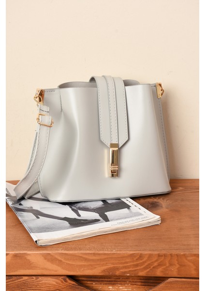 Kadın 3 Bölmeli Elden Tutmalı Omuzdan Asmalı Kaliteli Çanta