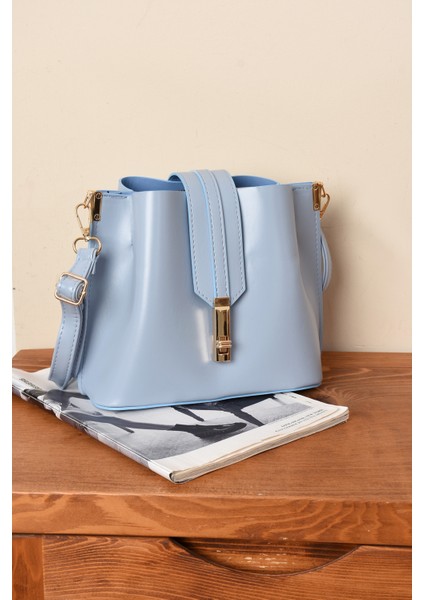 Kadın 3 Bölmeli Elden Tutmalı Omuzdan Asmalı Kaliteli Çanta