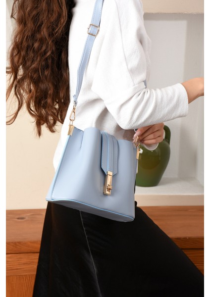 Kadın 3 Bölmeli Elden Tutmalı Omuzdan Asmalı Kaliteli Çanta fırsatları