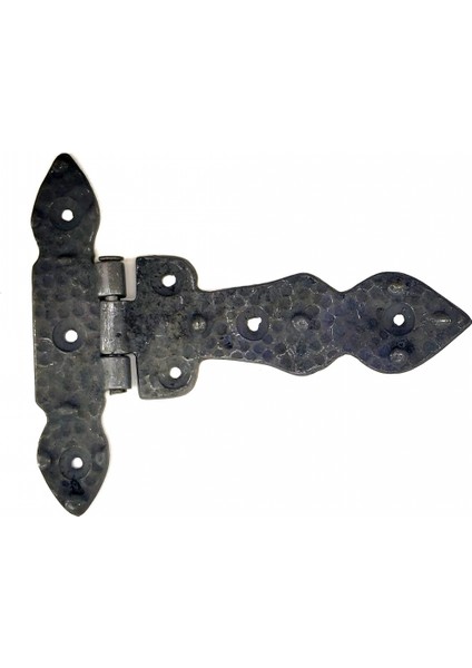 Antika Tarz Dekoratif Pirinç Kuyruklu Düğmeli Menteşe No1 - 117X142 Mm, Oksit