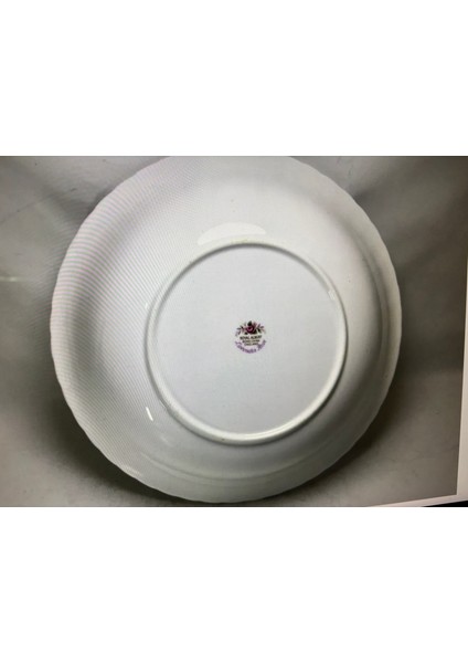 Ingiliz Royal Albert Porselen Sunum Tabağı 24 cm Çapında 5,5 cm Yüksekliğinde fırsatları
