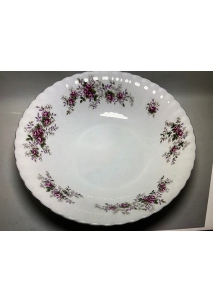 Ingiliz Royal Albert Porselen Sunum Tabağı 24 cm Çapında 5,5 cm Yüksekliğinde indirimleri