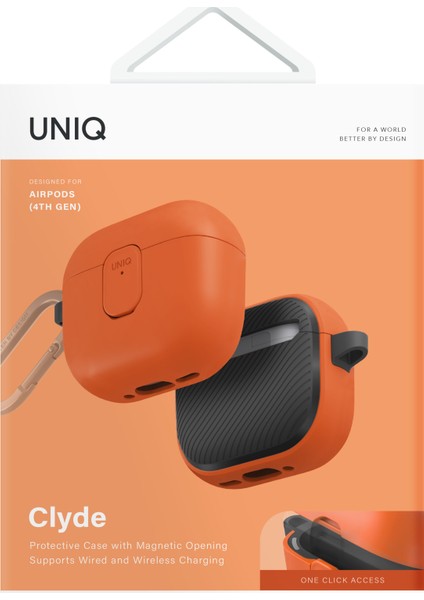 Airpods Pro 4 (4.nesil) Kılıf Clyde Manyetik Kapak Dayanıklı Tasarım Kablosuz Şarj Desteği Çift Renk indirimleri