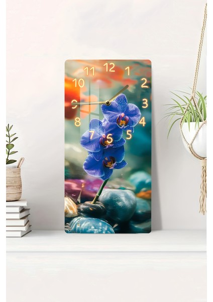 Temperli Cam Tablo Saat –modern Dekorasyonun Tamamlayıcısı 30X60 Uv Baskı – CUSD043