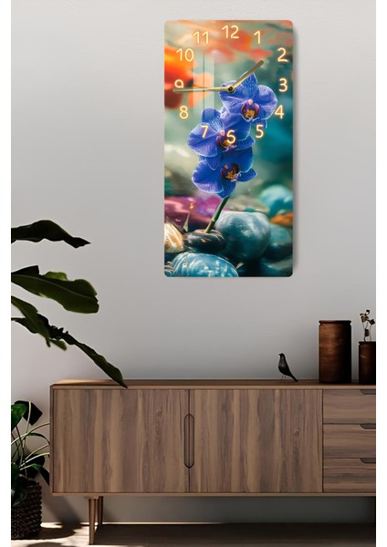 Temperli Cam Tablo Saat –modern Dekorasyonun Tamamlayıcısı 30X60 Uv Baskı – CUSD043 fiyatları