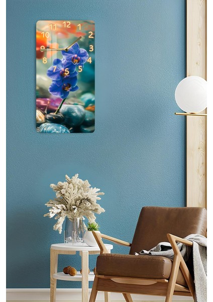 Temperli Cam Tablo Saat –modern Dekorasyonun Tamamlayıcısı 30X60 Uv Baskı – CUSD043 fırsatları