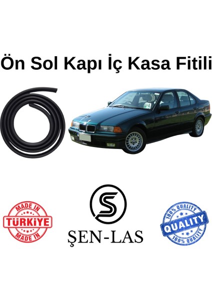 Bmw 3 Serisi E36 (1992-1998) Şen-Las Kadifeli Sol Ön Kapı Fitili ŞL32302