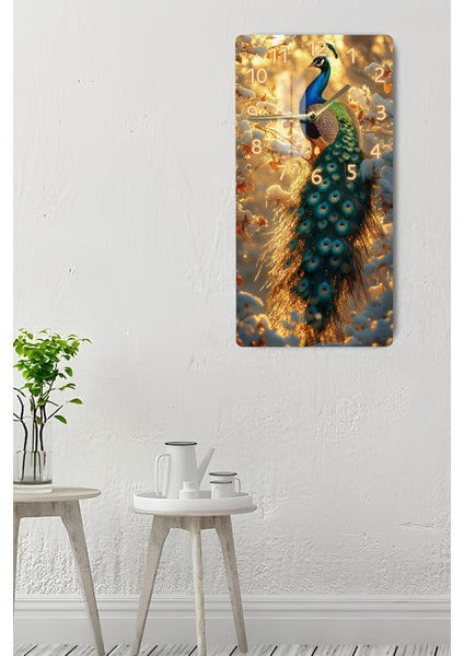 Temperli Cam Tablo Saat – 30X60 cm – Şık ve Modern Tasarım – CUSD031 indirimleri