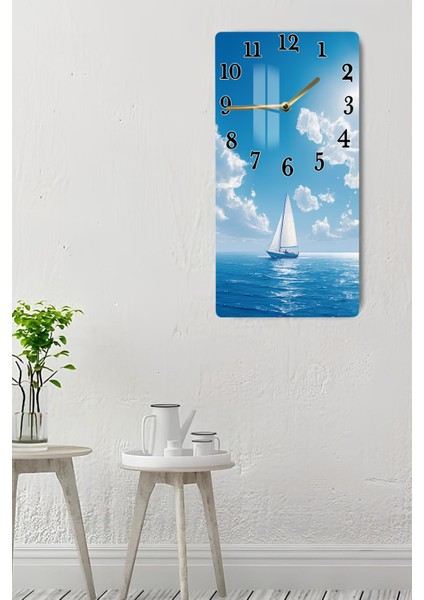 Temperli Cam Tablo Saat Deniz Tutkunlarına Özel Şıklık! 30X60 Uv Baskı – CUSD038 indirimleri