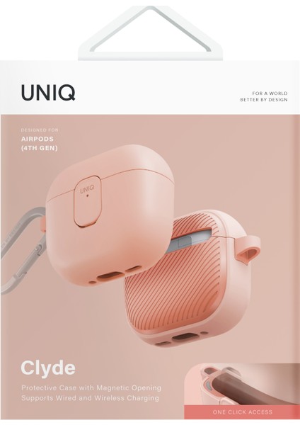 Airpods Pro 4 (4.nesil) Kılıf Clyde Manyetik Kapak Dayanıklı Tasarım Kablosuz Şarj Desteği Çift Renk indirimleri