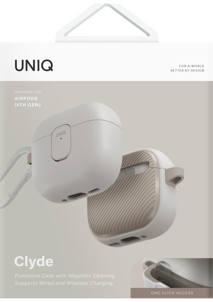 Airpods Pro 4 (4.nesil) Kılıf Clyde Manyetik Kapak Dayanıklı Tasarım Kablosuz Şarj Desteği Çift Renk indirimleri