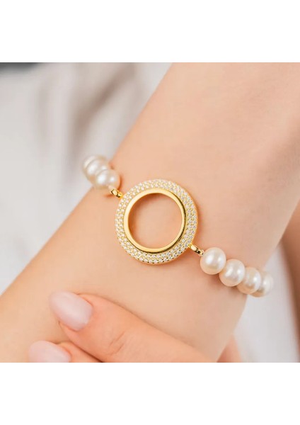 Çeyrek Klipsli Gümüş Inci Bileklik fiyatları