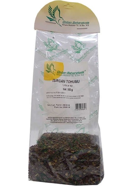 Isırgan Tohumu Doğal Tane 100 gr Paket