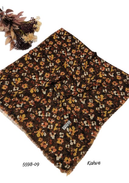 5598 Flamlı Pamuk Eşarp