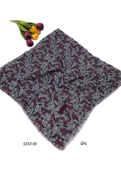 5712 Flamlı Pamuk Eşarp