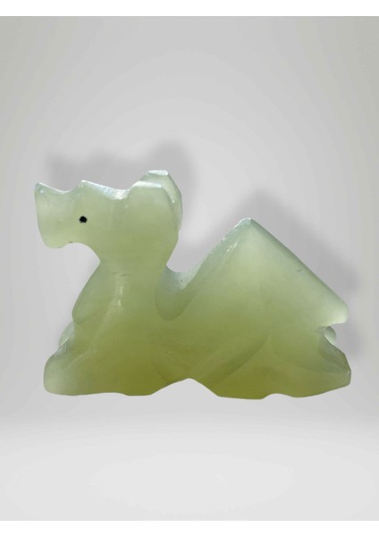 Doğal Oniks Deve Biblo | Sabır, Bereket ve Dayanıklılığın Sembolü | El Oyması Dekoratif Taş Figür (5,5 cm x 3,5 Cm) fiyatları