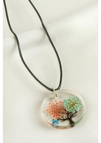 Sultan Otu Hayat Ağacı Epoksi Kolye