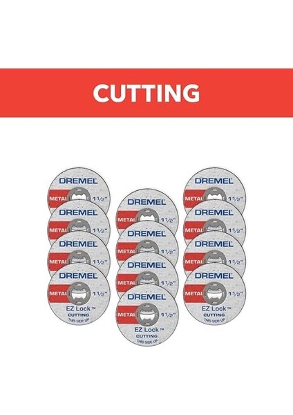 12-Pack Metal Cutoff Wheels -EZ456B modelleri
