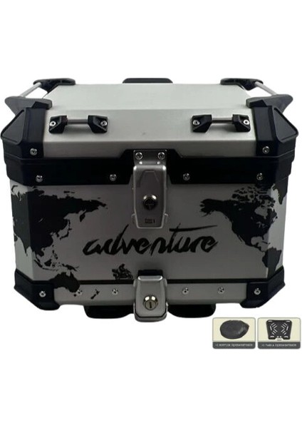 Alüminyum Arka Çanta Aventure Siyah 55L