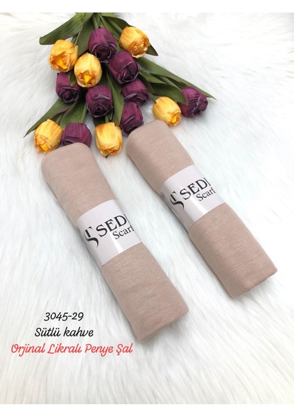 3045 Lüks Likralı Penye Şal