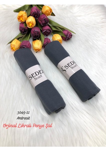 3045 Lüks Likralı Penye Şal