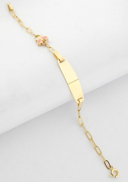 Mineli Kelebek Çocuk Künye Bileklik fırsatları