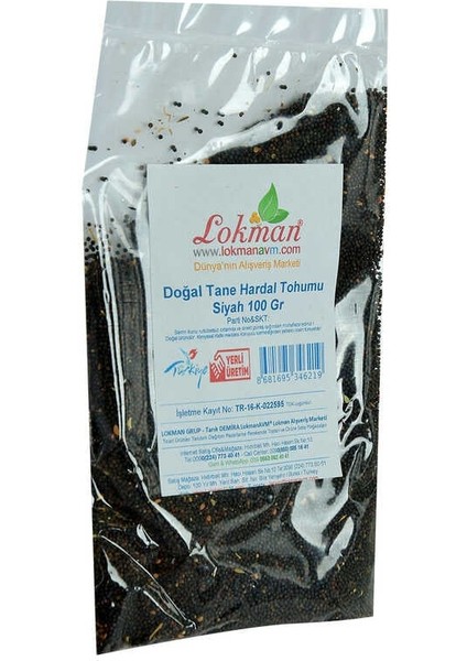 Hardal Tohumu Tane Doğal Siyah 100 gr Paket modelleri